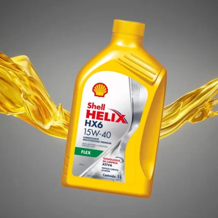 Shell Helix 15w40 Hx6 Semi Sintetico 1L